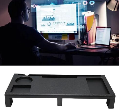 Yoidesu Monitor Riser Desktop Stand, 3 USB Output & 1 USB Input, Computer Monitor Stand Riser Up to 33lb load Bearing Capacity, Ergonomic for Laptop Printer TV in Saudi Arabia