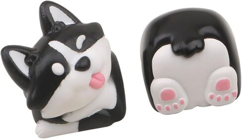تخصيص ESCs Keycap Corgis Butt 3D ABS PVC للوحة المفاتيح الميكانيكية Corgis Butt in Kuwait