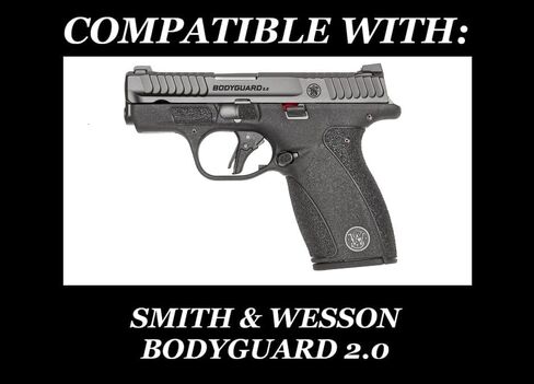 تم تشكيل J&J لتناسب محفظة Smith & Wesson Bodyguard 2.0 380 من الجلد الفاخر الخلفي/جيب البضائع - اليد اليمنى in Kuwait