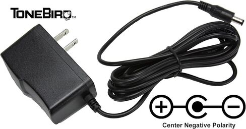 Tonebird TB9V 9 Volt AC/DC 1500 mA Effects Pedal Power Adapter 9V Noiseless Power Supply 1.5 Amp for Dunlop, MXR, Boss, Joyo, Donner, Hotone, Valeton, Flamma with 6 FT Center Negative Cable in Saudi Arabia