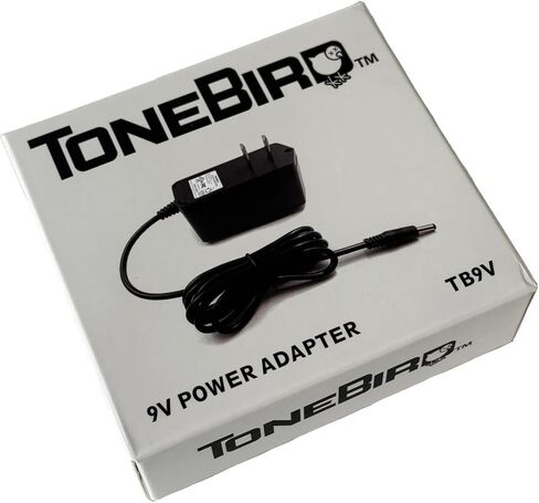 Tonebird TB9V 9 Volt AC/DC 1500 mA Effects Pedal Power Adapter 9V Noiseless Power Supply 1.5 Amp for Dunlop, MXR, Boss, Joyo, Donner, Hotone, Valeton, Flamma with 6 FT Center Negative Cable in Saudi Arabia
