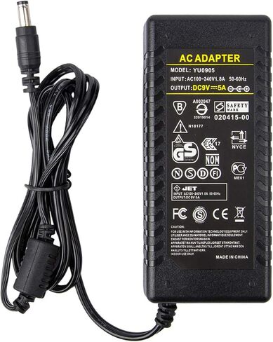 COOLM 9V 5A موائم مصدر تيار 45W AC 100-240V إلى DC 9 فولت 5Amp 5 Amp محول 9V5A لشريط LED ضوء كاميرا CCTV in Saudi Arabia