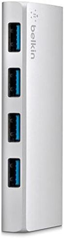 موزع بيلكن ٤ منافذ USB-C مع كابل - أسود (F4U088VF) in Kuwait