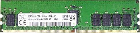 Timetec Hynix Original 32GB KIT(2x16GB) DDR4 3200MHz PC4-25600 Registered ECC 1.2V CL22 288 Pin RDIMM Server Memory Ram Module Upgrade (32GB KIT(2x16GB)) in Kuwait