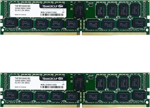 Timetec Hynix Original 32GB KIT(2x16GB) DDR4 3200MHz PC4-25600 Registered ECC 1.2V CL22 288 Pin RDIMM Server Memory Ram Module Upgrade (32GB KIT(2x16GB)) in Kuwait