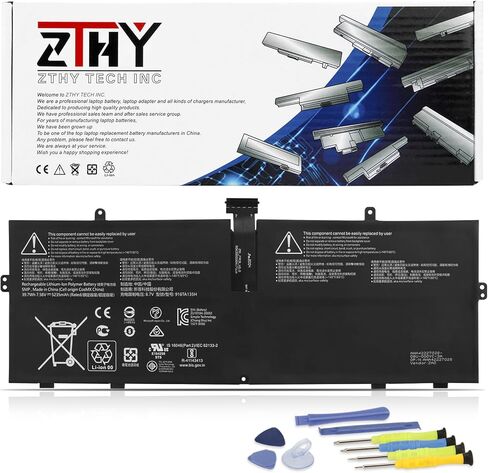 ZTHY 916TA135H DYNZ02 استبدال بطارية الكمبيوتر المحمول لجهاز Microsoft Surface Laptop Go موديل 1943 12.4 بوصة سلسلة AHA42227027 AHA42227028 7.58V 39.7Wh 5235mAh in Saudi Arabia