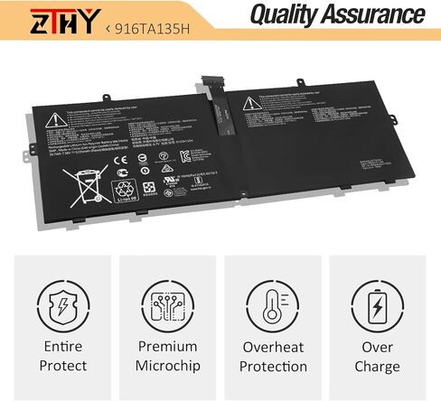 ZTHY 916TA135H DYNZ02 استبدال بطارية الكمبيوتر المحمول لجهاز Microsoft Surface Laptop Go موديل 1943 12.4 بوصة سلسلة AHA42227027 AHA42227028 7.58V 39.7Wh 5235mAh in Saudi Arabia