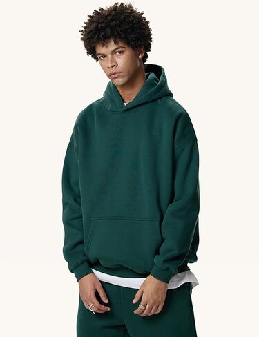 Gihuo Men Hoodie Men's Fleece Hooded Pullover Sweatshirts in Saudi Arabia
