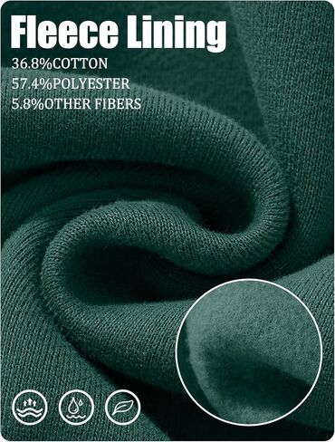 Gihuo Men Hoodie Men's Fleece Hooded Pullover Sweatshirts in Saudi Arabia