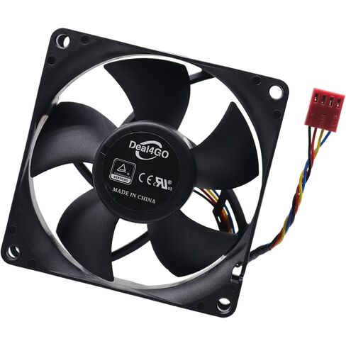 Deal4GO 8CM 4-pin Chassis Cooling Fan W52D3 7G45T Replacement for Dell Optiplex 7050 5050 3050 3070 Inspiron 3470 3471 SFF MFF in Saudi Arabia
