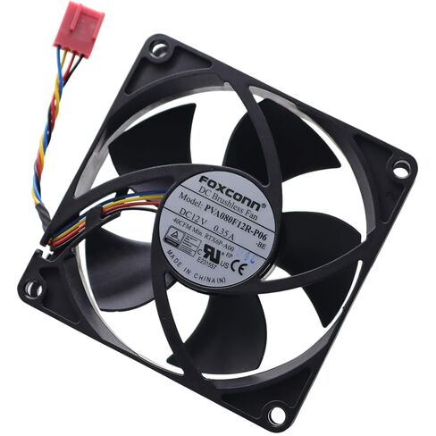 Deal4GO 8CM 4-pin Chassis Cooling Fan W52D3 7G45T Replacement for Dell Optiplex 7050 5050 3050 3070 Inspiron 3470 3471 SFF MFF in Saudi Arabia