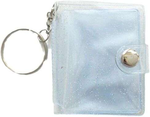 Keychain Photo Album,Album Pendant Storage Interstitial Pocket Keyring Lover Memory Bookshelf,Photo Albums in Saudi Arabia