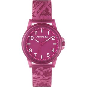 Lacoste Rider Kids' Quartz White Tr90 Case Watch With Rubber Strap (Model: 2020140) in Saudi Arabia