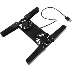 Uonlytech Laptop Cooling Stand with Height Air Cooling Pad for Laptops Durable Desktop Notebook Riser with USB Fan Control Laptop Accessories for Home in Saudi Arabia