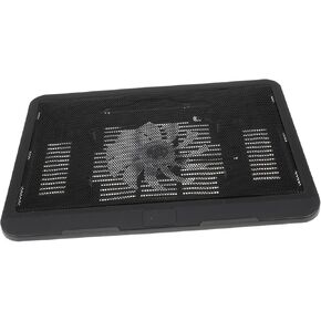 TEHAUX Quiet Laptop Cooling Pad Stand Dual Fans Adjustable Height Laptop Riser for Desk for Gaming and Office Use Compatible in Saudi Arabia