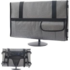 Portable Monitor Case - Portable Protective Monitor Bag Dust Covers - Protective Dust Covers with Flannel Lining Adjustable Computer Accessories for Charger Earphone Wires Mice in Kuwait