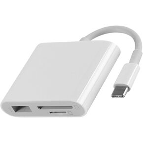 USB Type-C Hub Card Reader with USB 3.0, 3-in-1 /Memory Card Adapter for Laptops and Computers, Portable Multipurpose USB-C Converter for Data Transfer and OTG Support in Saudi Arabia