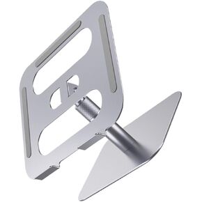 Aluminium Alloy Laptop Stand Portable Notebook Riser Height Adjustable Computer Bracket for Office and Home Use Silver in Kuwait