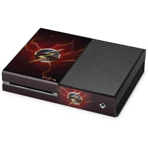 ملصق Skinit المخصص للألعاب متوافق مع وحدة تحكم Xbox One - مرخص رسميًا من Warner Bros The Flash Movie: تصميم ملصق الشعار in Kuwait