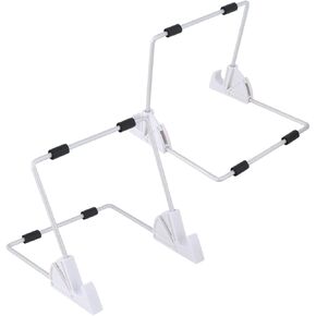 Aluminum Tablet Mount Holder Desktop Stand for Hands Viewing for Gaming Video Watching Reading Compatible with Ipads and Tablets White in Kuwait
