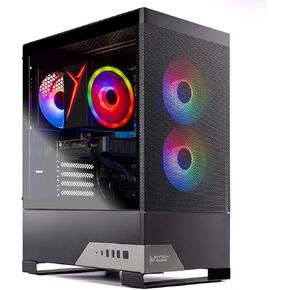 كمبيوتر الألعاب Skytech Gaming Nebula 2، Intel i5 14400F 2.5 جيجا هرتز، NVIDIA RTX 5050 8 جيجا، 1 تيرابايت NVMe SSD، 16 جيجا DDR4 RAM 3200، 650 وات ذهبي PSU، واي فاي، ويندوز 11، سطح المكتب in Kuwait