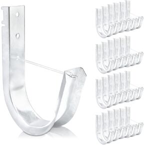 SIHAI (25 Packs 4" Inch J-Hooks, UL Certified Heavy-Duty Cable Support Hooks for Hanging CAT6/6A, Fiber Cable Management and Low Voltage Wiring (with Retainer Clip) in Kuwait