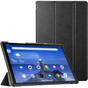 حافظة CaseBot لجهاز Lenovo Tab M10 Plus (2020 الجيل الثاني) TB-X606F/X606X تابلت FHD مقاس 10.3 بوصة، غطاء حامل نحيف خفيف الوزن (أسود) in Kuwait