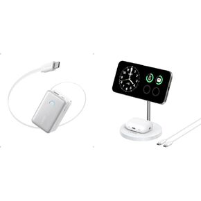Anker Nano Retractable Power Bank with 2 in 1 Wireless Charging Station in Saudi Arabia