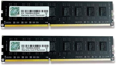 Value Memory Kit with 2X4Gb 240P DDR3 1600 PC3 12800, G.SKILL, F3-1600C11D-8GNT, 8Gb in Saudi Arabia