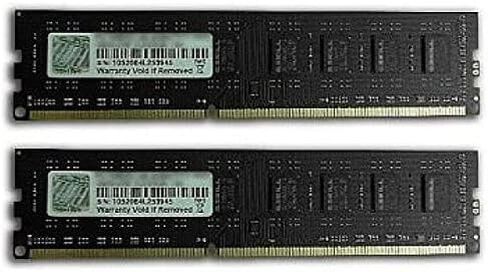 Value Memory Kit with 2X4Gb 240P DDR3 1600 PC3 12800, G.SKILL, F3-1600C11D-8GNT, 8Gb in Saudi Arabia