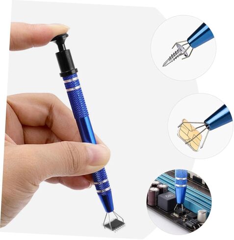TEHAUX 2 قطعة Ic Chip Up أداة مكون إلكتروني ملاقط مادة قوية سهلة الاستخدام طويلة المدى المنتزع in Kuwait