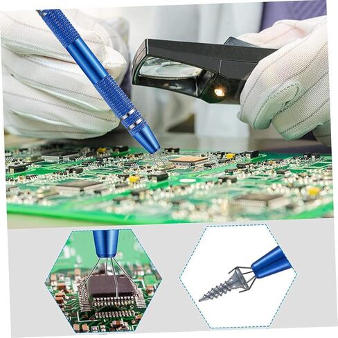 TEHAUX 2 قطعة Ic Chip Up أداة مكون إلكتروني ملاقط مادة قوية سهلة الاستخدام طويلة المدى المنتزع in Kuwait