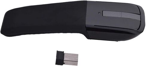 ماوس يونسيتي قابل للطي يعمل باللمس، جهاز استقبال USB للكمبيوتر المحمول، مظهر أنيق، مصمم هندسيًا (أسود) in Kuwait