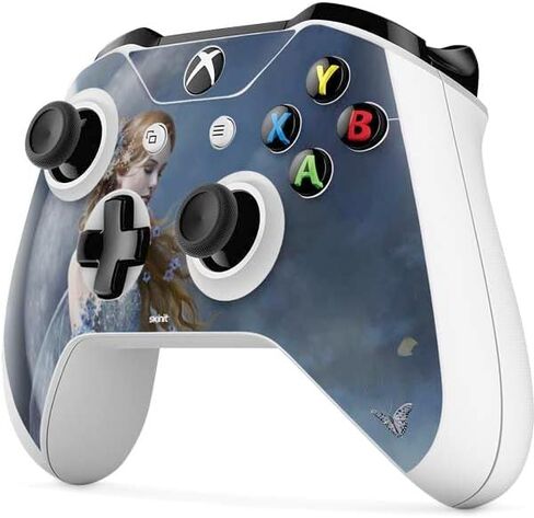 Skinit Decal Gaming Skin Compatible with Xbox One S Controller - Officially Licensed Nene Thomas Fairy with Black Cat Sitting on Moon by Nene Thomas Design in Saudi Arabia