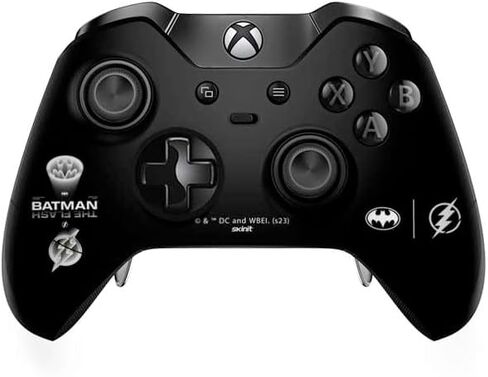 Skinit Decal Gaming Skin Compatible with Xbox One Elite Controller - Officially Licensed Warner Bros The Flash Movie: Batman Flash Future & Past Design in Saudi Arabia