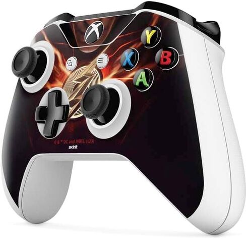 Skinit Decal Gaming Skin Compatible with Xbox One S Controller - Officially Licensed Warner Bros The Flash Movie: The Flash Poster Design in Saudi Arabia