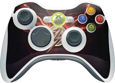 Skinit Decal Gaming Skin Compatible with Xbox 360 Wireless Controller - Officially Licensed Warner Bros The Flash Movie: The Flash Poster Design in Saudi Arabia