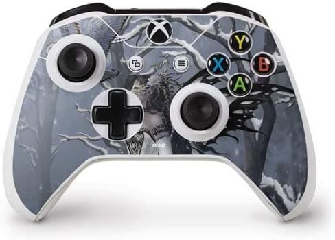 Skinit Decal Gaming Skin Compatible with Xbox One S Controller - Officially Licensed Nene Thomas Fairy with Owl in Snow by Nene Thomas Design in Saudi Arabia