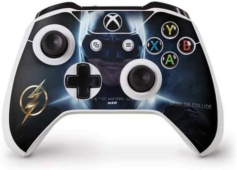 Skinit Decal Gaming Skin Compatible with Xbox One S Controller - Officially Licensed Warner Bros The Flash Movie: Batman Poster Design in Saudi Arabia