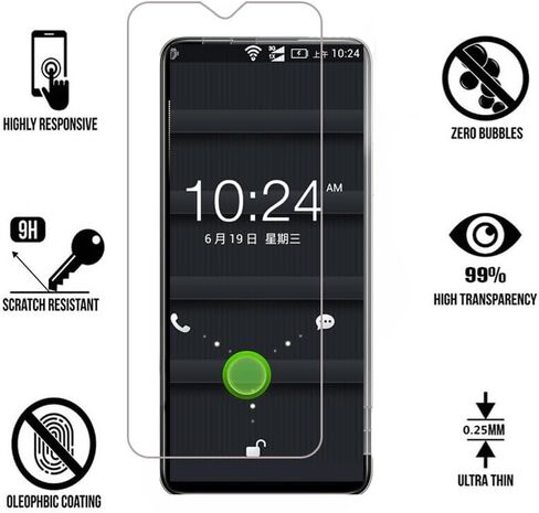rlbmnyz[3-Pack Compatible with Cricket Outlast 5G 2024 and AT&T Motivate Pro 5G screen protector Tempered Glass,9H Hardness, Anti-Scratch, Bubble Free, easy to install (Clear) in Saudi Arabia