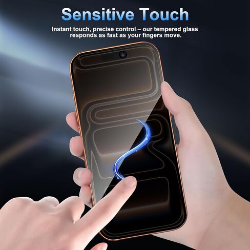 3 Pack Privacy Screen Protector for iPhone 17 Pro [Anti-Spy Tempered Glass], Ultra HD, Anti-Scratch, Bubble-Free, Easy Install 9H Protective Glass for iPhone 17 Pro in Saudi Arabia