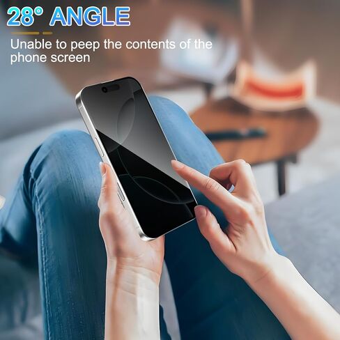 مجموعة من 3 واقيات شاشة للخصوصية لهاتف iPhone 17 [زجاج مقسى مضاد للتجسس]، فائقة الدقة، مضادة للخدش، خالية من الفقاعات، زجاج حماية 9H سهل التركيب لهاتف iPhone 17 in Saudi Arabia