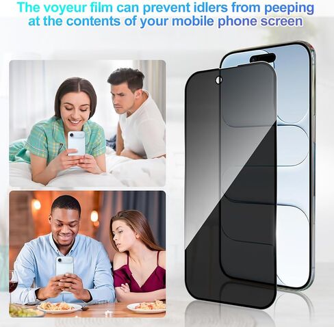 3 Pack Privacy Screen Protector for iPhone 17 Air [Anti-Spy Tempered Glass], Ultra HD, Anti-Scratch, Bubble-Free, Easy Install 9H Protective Glass for iPhone 17 Air in Saudi Arabia