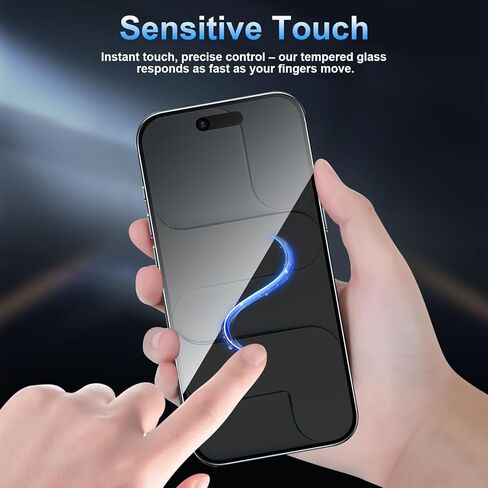 3 Pack Privacy Screen Protector for iPhone 17 Air [Anti-Spy Tempered Glass], Ultra HD, Anti-Scratch, Bubble-Free, Easy Install 9H Protective Glass for iPhone 17 Air in Saudi Arabia