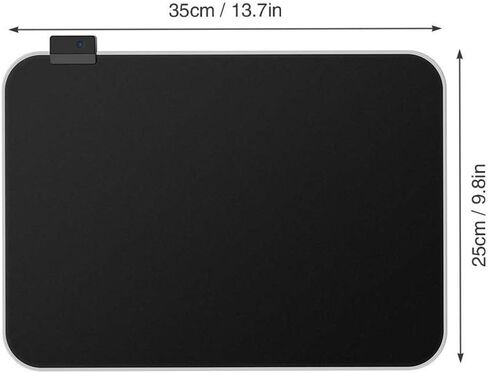 RGB Galaxy Night Sky Gaming Mouse Pad Large Color LED Lighting Wired USB 13.8 x 9.8 Inches Table Mat for Gamer in Saudi Arabia