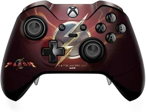 Skinit Decal Gaming Skin Compatible with Xbox One Elite Controller - Officially Licensed Warner Bros The Flash Movie: Logo Poster Design in Saudi Arabia