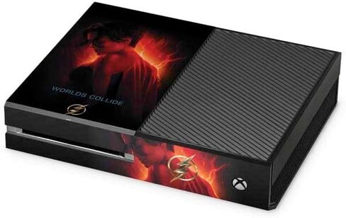 Skinit Decal Gaming Skin Compatible with Xbox One Console - Officially Licensed Warner Bros The Flash Movie: Supergirl Poster Design in Saudi Arabia