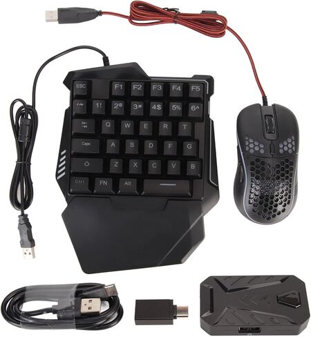 مجموعة محول لوحة مفاتيح وماوس للألعاب من SUNGOOYUE Mix Master لأجهزة PS3، 360، ONE، Series XS، مع لوحة مفاتيح صامتة G7، ماوس، مادة ABS، مفاتيح قابلة للبرمجة in Kuwait