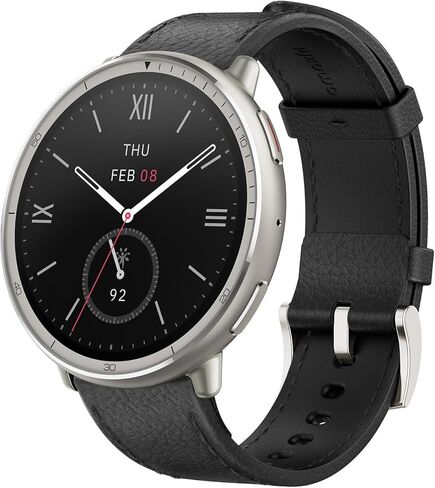 Amazfit Active 2 Premium Smart Watch Fitness Tracker (Square), 10 Day Battery, Water Resistant, GPS Maps, Heart & Sleep Monitor, Sapphire Glass (Renewed) in Kuwait