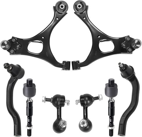 PZ 12pc Front End Suspension Kit for 2003-2008 Toyota Corolla, Lower Control Arms with Ball Joints, Sway Bar Links, Inner and Outer Tie Rods Replacement in Saudi Arabia
